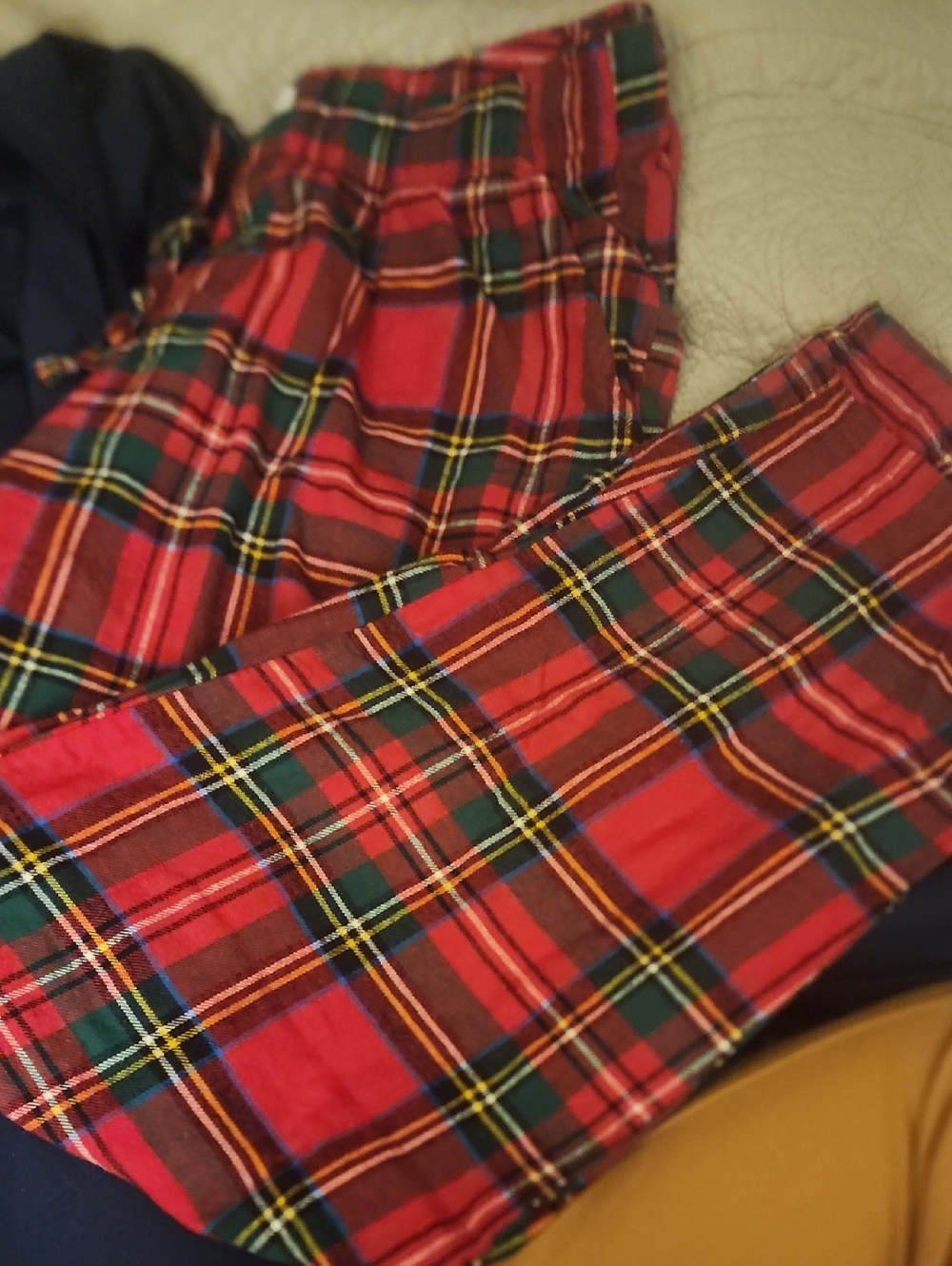 Sz XXL Old Navy Match The Fam Red Plaid Flannel Pants